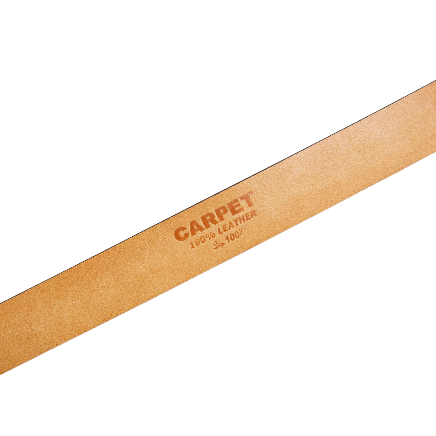 Leather Belt - Tan — Carpet Company
